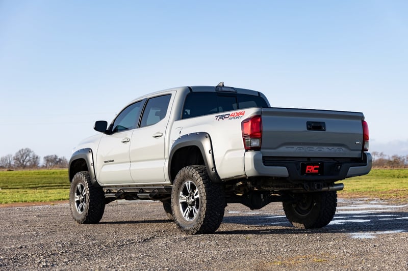 RC Pocket Fender Flares | 8T0 Blazing Blue | Toyota Tacoma 2WD/4WD (2016-2023) (manufacturer page)