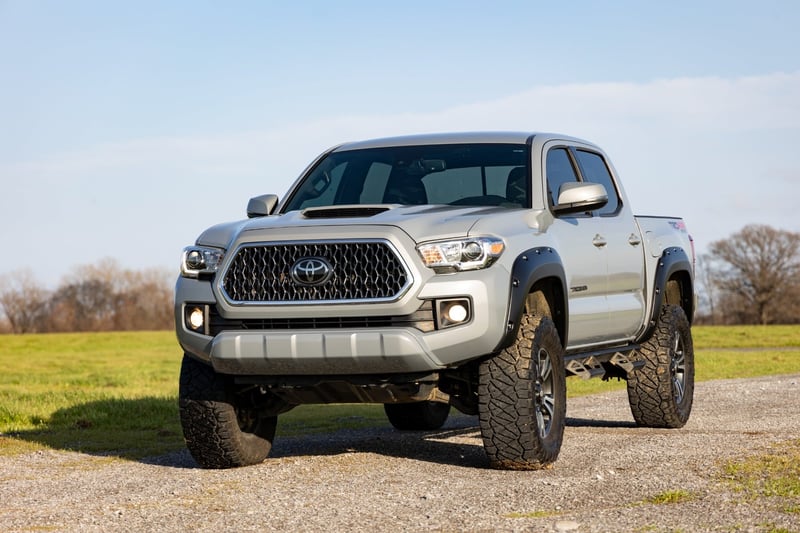 RC Pocket Fender Flares | 8T0 Blazing Blue | Toyota Tacoma 2WD/4WD (2016-2023) (manufacturer page)