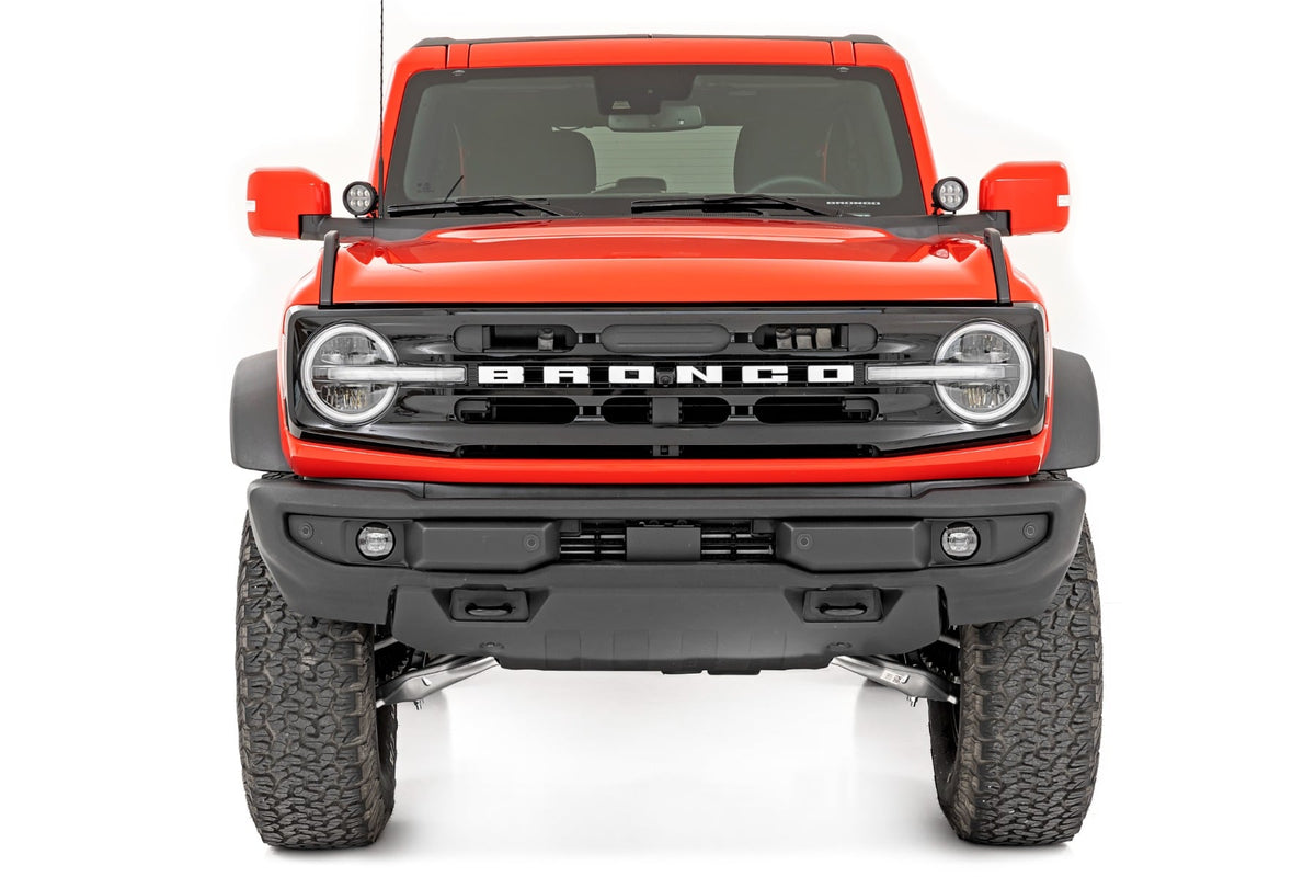 Black Series Round LED Light Pair | 3.5 Inch | Amber DRL - Lighting & Acc (Image 4 of 6)