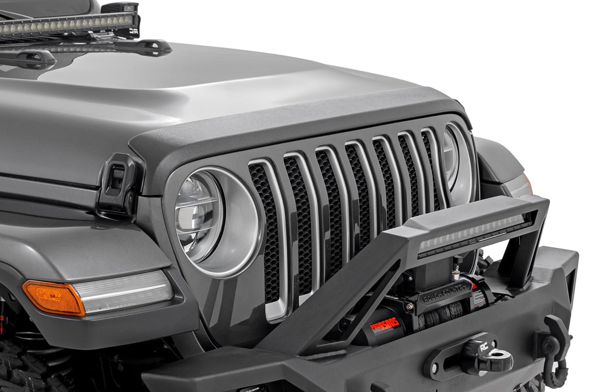 Rough Country TC105202 Hood Protector | Trail Cladding | Jeep Wrangler JL/Wrangler Unlimited (18-26) - Image 1