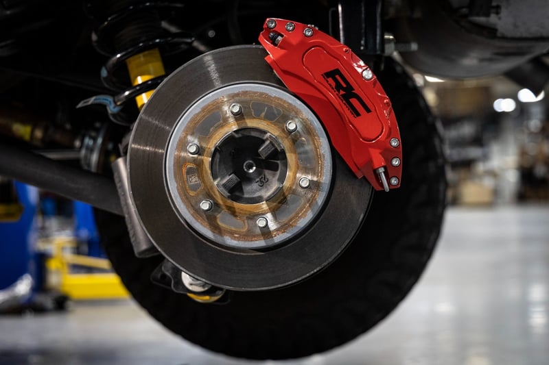 RC Caliper Covers | Front and Rear | Red | Ford Bronco 4WD (2021-2026) (manufacturer page)