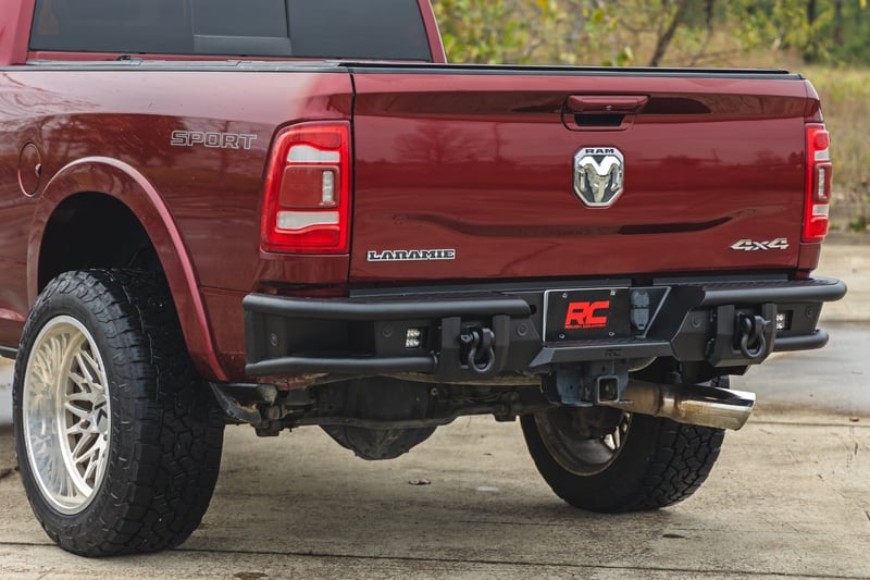 RC Rear Bumper | Tubular | Ram 2500 (10-26)/3500 (11-25) 2WD/4WD (manufacturer page)