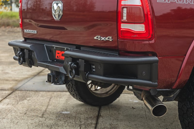 RC Rear Bumper | Tubular | Ram 2500 (10-26)/3500 (11-25) 2WD/4WD (manufacturer page)