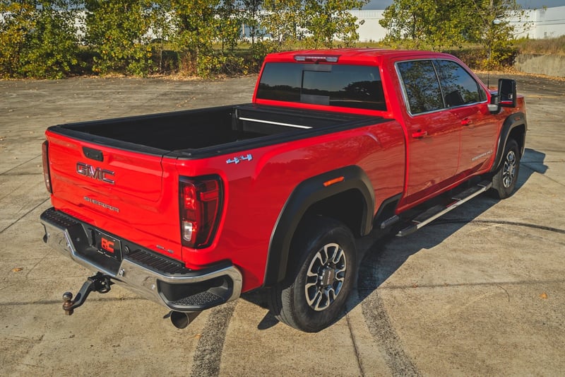 RC Powered Retractable Bed Cover | 6'9" Bed | Chevy/GMC 2500HD/3500HD (20-26) (manufacturer page)