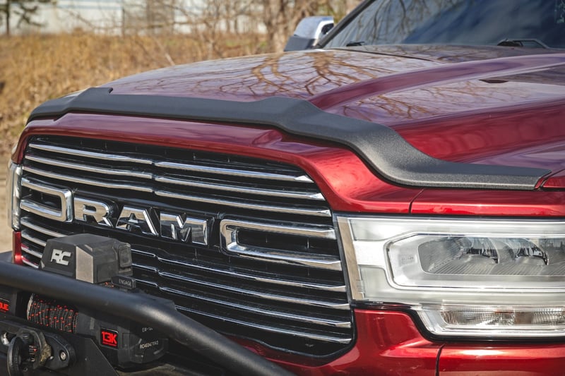 RC Hood Protector | Gloss Black | Ram 2500/3500 2WD/4WD (2019-2026) (manufacturer page)