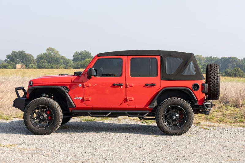 RC Nerf Steps | Wheel to Wheel | 4 Door | Jeep Wrangler Unlimited 4WD (18-26) (manufacturer page)
