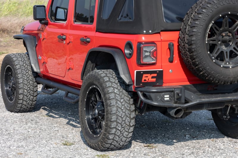 RC Nerf Steps | Wheel to Wheel | 4 Door | Jeep Wrangler Unlimited 2WD/4WD (07-18) (manufacturer page)