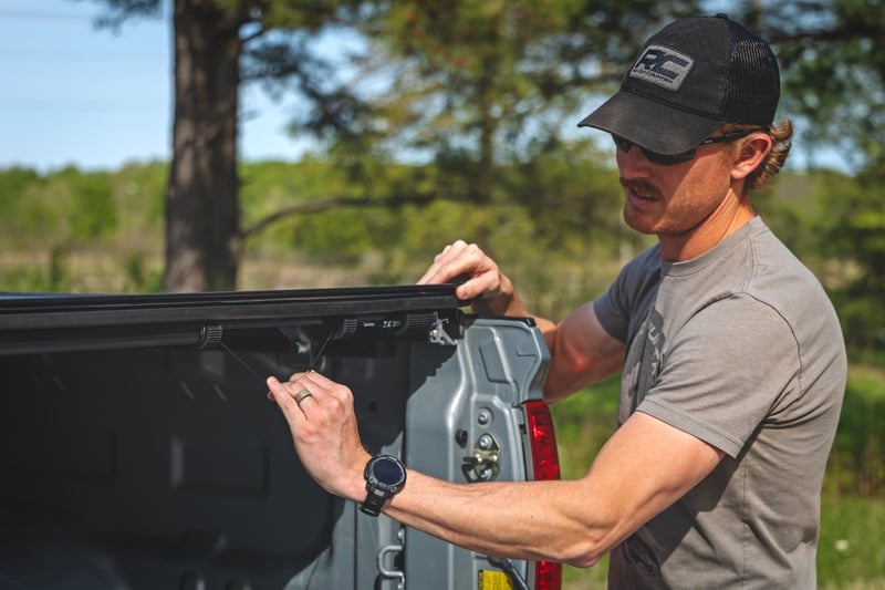 RC Hard Roll Up Bed Cover | 5'7" Bed | Toyota Tundra 2WD/4WD (2007-2021) (manufacturer page)