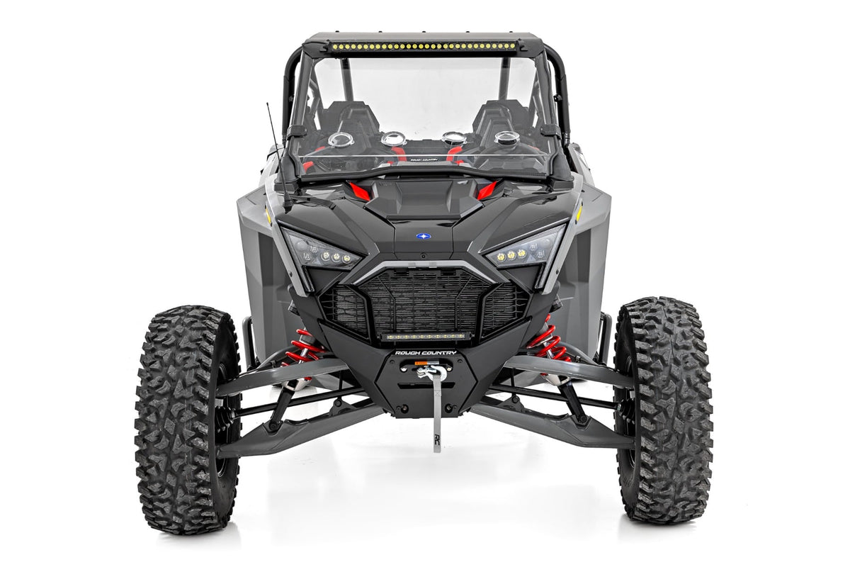 30" Single Row Light Mount | Front | Black Series | Polaris RZR Turbo R - Lighting & Acc (Image 4 of 6)