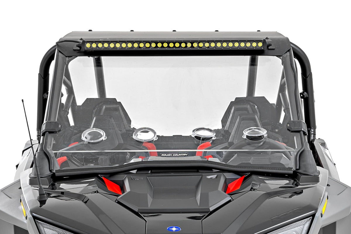 30" Single Row Light Mount | Front | Black Series | Polaris RZR Turbo R - Lighting & Acc (Image 3 of 6)
