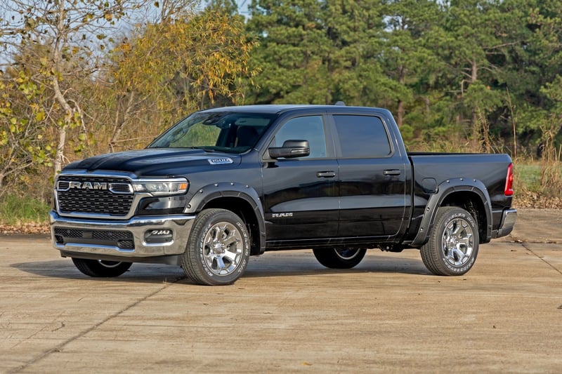 RC Defender Fender Flares | PSC Billet Silver | Ram 1500 2WD/4WD (2025-2026) (manufacturer page)
