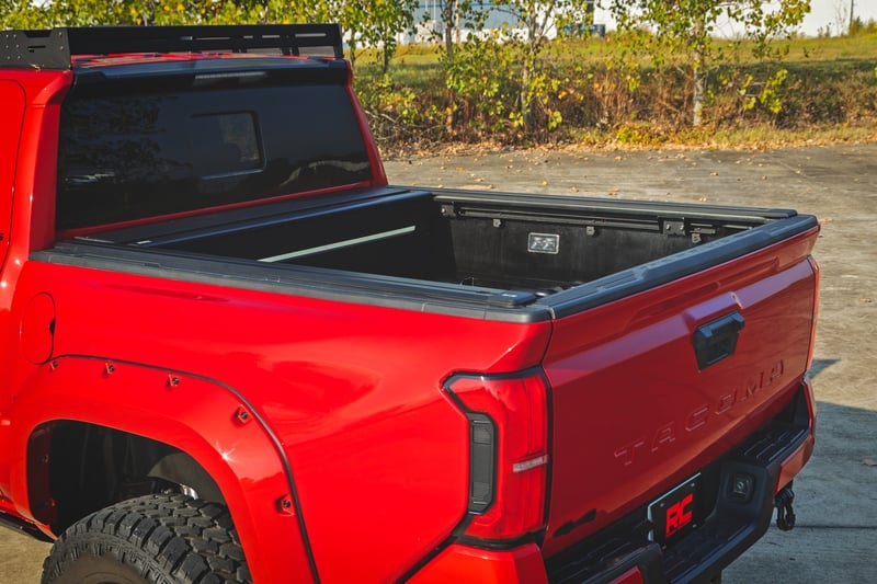 RC Powered Retractable Bed Cover | 5' Bed | Toyota Tacoma 2WD/4WD (2024-2026) (manufacturer page)