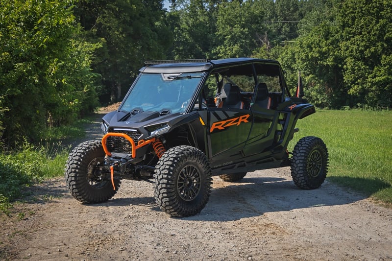 RC LED Light Kit | Front Mount | 40" Black-Series Single Row | Polaris RZR XP 4 1000 (2024) (manufacturer page)