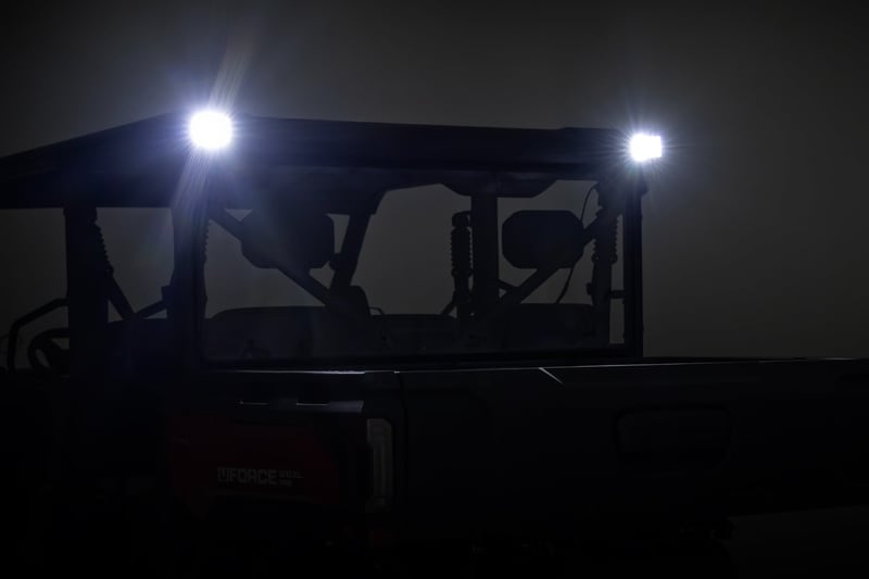 RC LED Light Kit | Rear Mount | 2" Black Pair | CFMOTO UFORCE U10 Pro (manufacturer page)