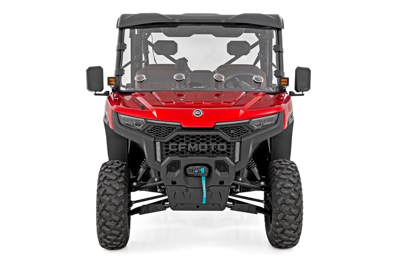 RC Vented Full Windshield | Scratch Resistant | CFMOTO UFORCE U10 Pro (manufacturer page)