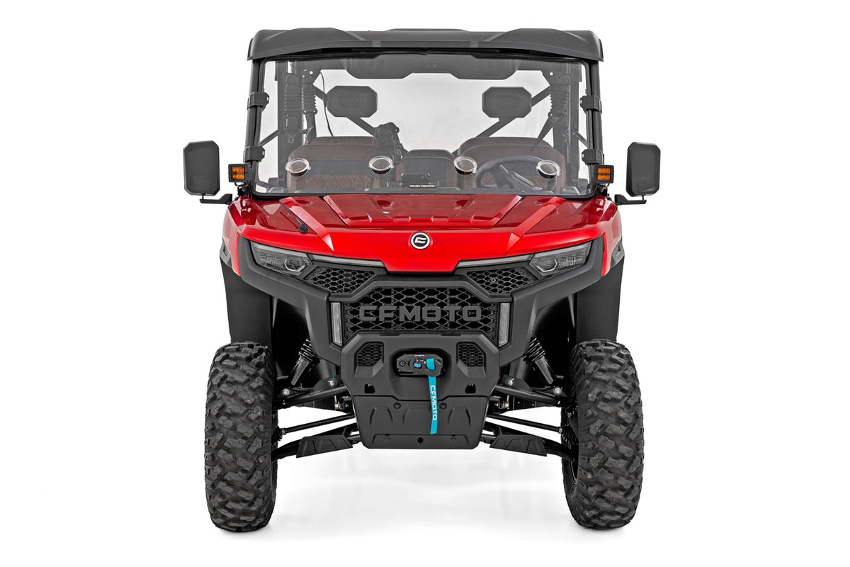 Rough Country 98252580 Vented Full Windshield | Scratch Resistant | CFMOTO UFORCE U10 Pro - Image 2