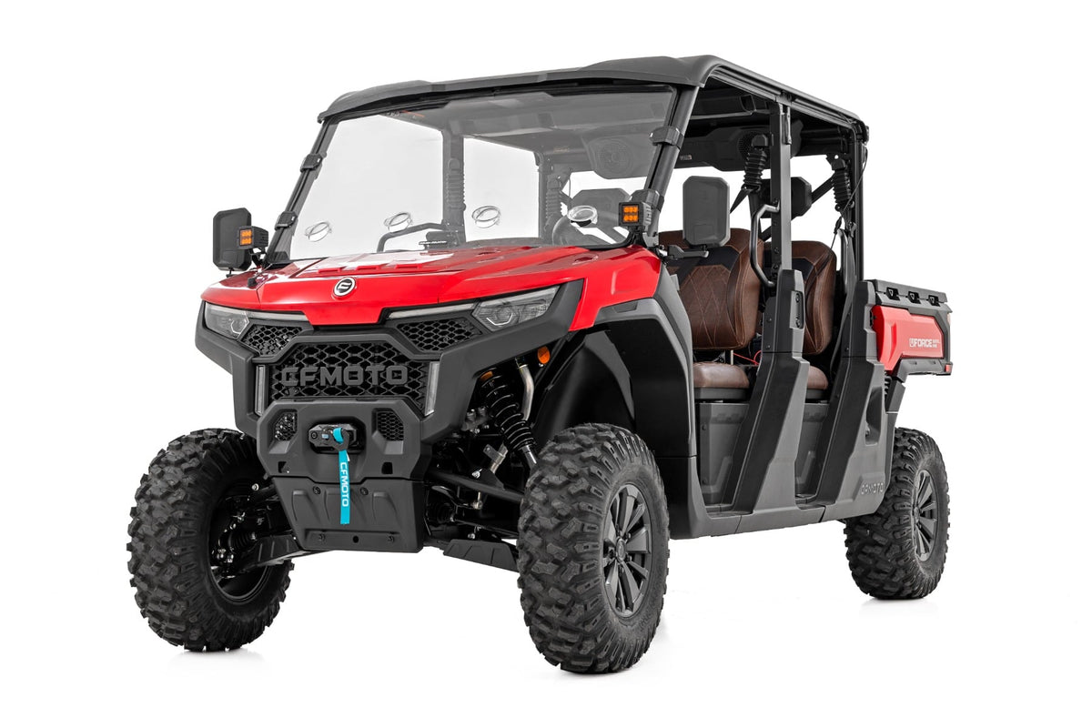 Vented Full Windshield | Scratch Resistant | CFMOTO UFORCE U10 Pro - Windshields (Image 3 of 6)