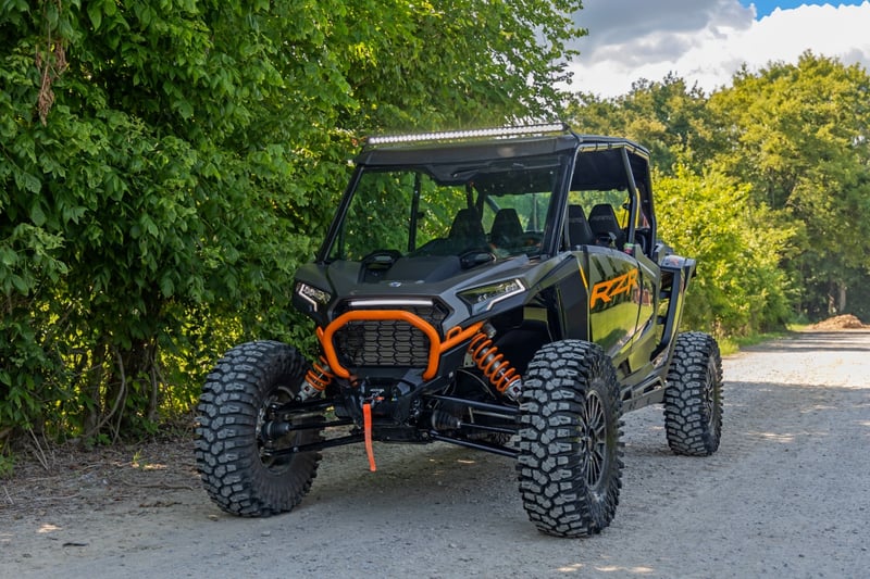 RC LED Light Kit | Front Mount | 40" Black-Series Single Row | Polaris RZR XP 4 1000 (2024) (manufacturer page)
