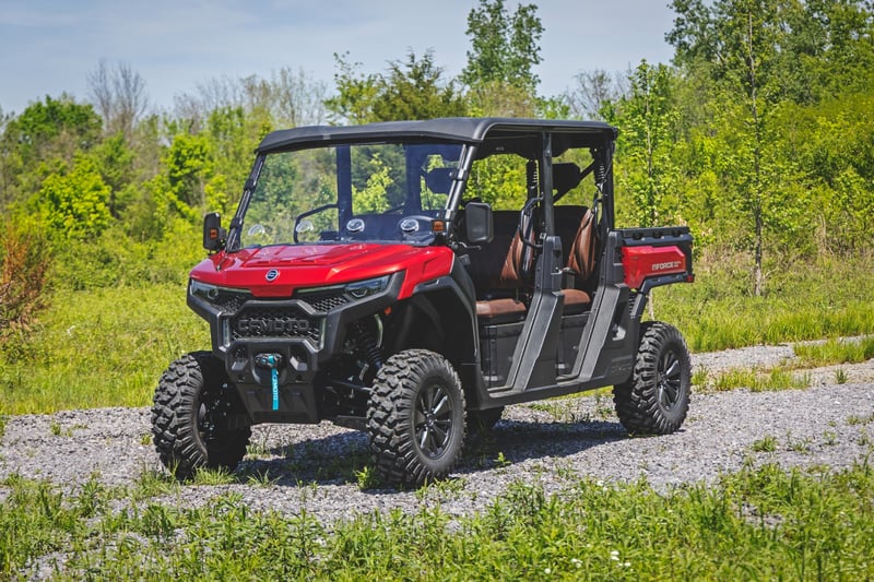 RC Vented Full Windshield | Scratch Resistant | CFMOTO UFORCE U10 Pro (manufacturer page)