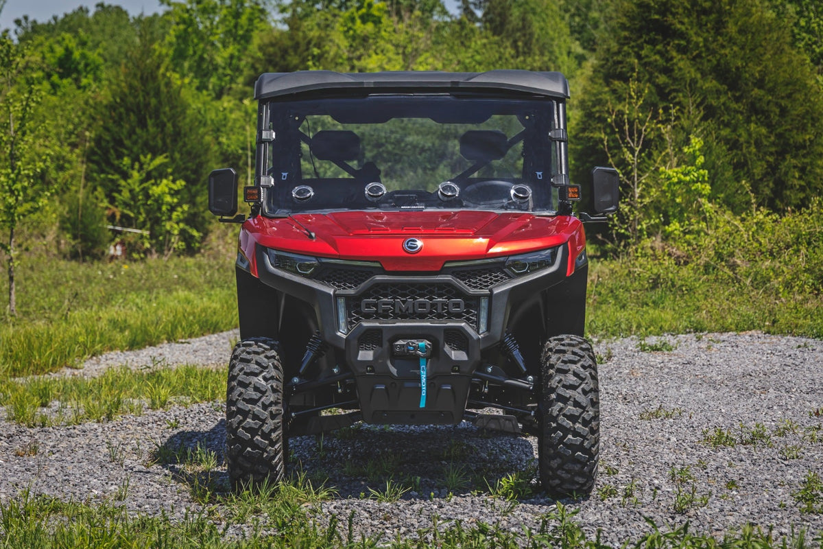 Rough Country 98252580 Vented Full Windshield | Scratch Resistant | CFMOTO UFORCE U10 Pro - Studio View 6