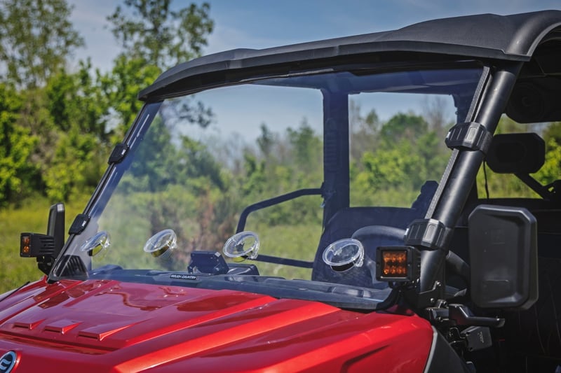 RC Vented Full Windshield | Scratch Resistant | CFMOTO UFORCE U10 Pro (manufacturer page)
