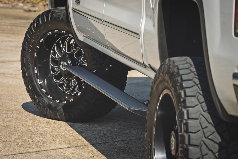 RC Power Running Boards | HT-Series | Crew Cab | Chevy/GMC 1500/2500HD/3500HD 2WD/4WD (manufacturer page)