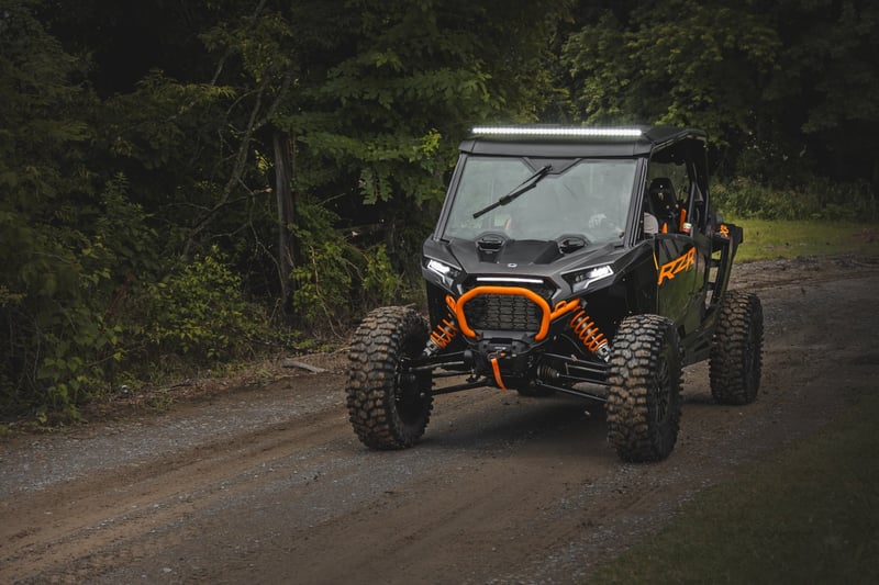RC LED Light Kit | Front Mount | 40" Black-Series Single Row | Polaris RZR XP 4 1000 (2024) (manufacturer page)