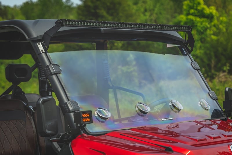 RC LED Light Mount | 50" Black Single Row | CFMOTO UFORCE U10 Pro (manufacturer page)