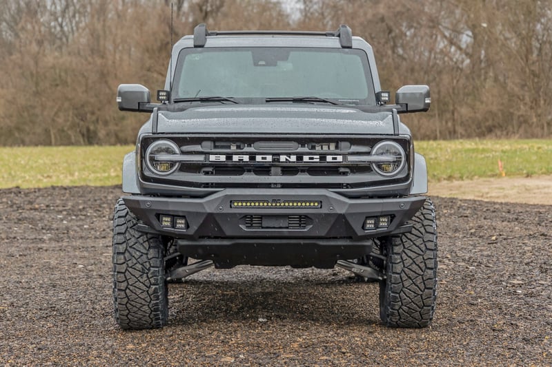 RC Front Bumper | Modular | Full Wings | DRL | Ford Bronco 4WD (2021-2026) (manufacturer page)