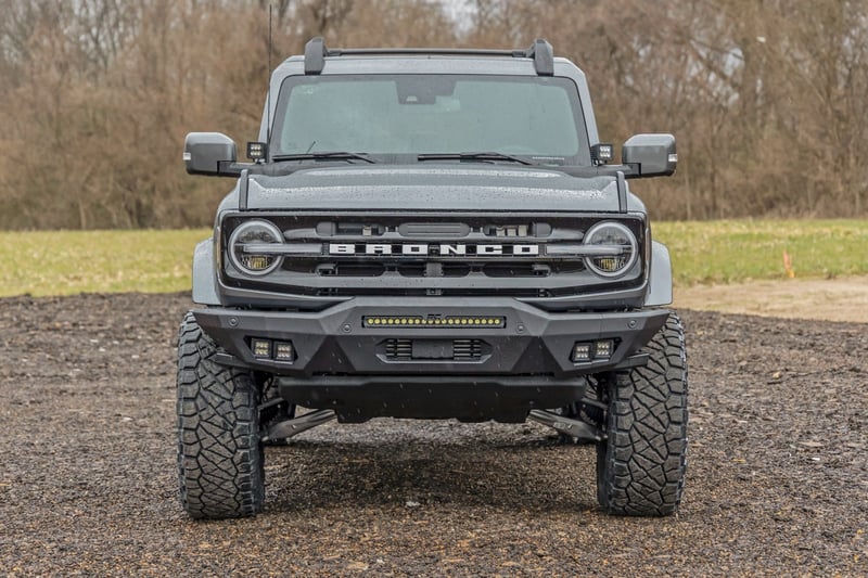 RC Front Bumper | Modular | Full Wings | DRL | Ford Bronco 4WD (2021-2026) (manufacturer page)