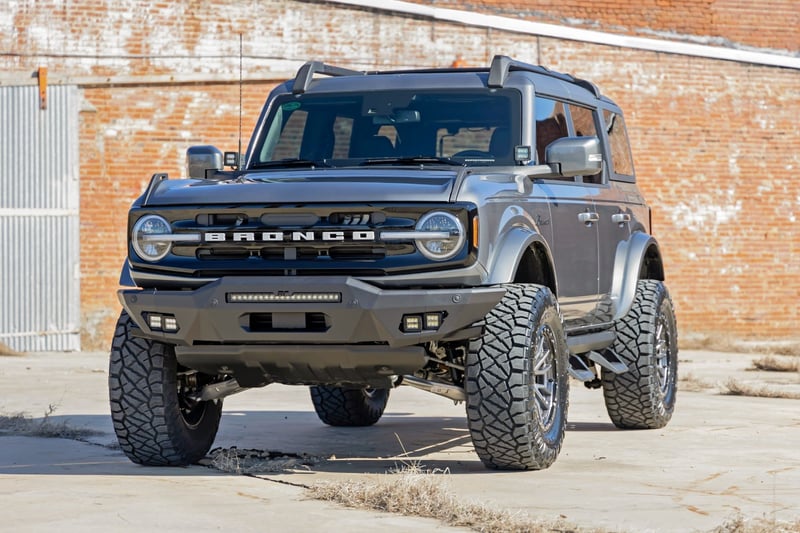 RC Front Bumper | Modular | Full Wings | DRL | Ford Bronco 4WD (2021-2026) (manufacturer page)
