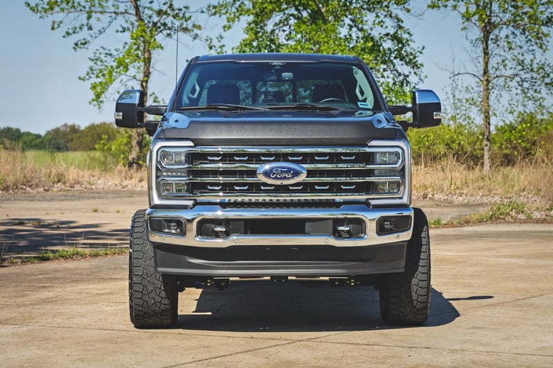 RC Hood Protector | Gloss Black | Ford F-250/F-350 Super Duty 2WD/4WD (23-26) (manufacturer page)