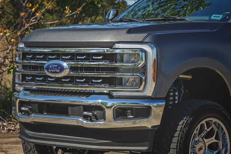 RC Hood Protector | Gloss Black | Ford F-250/F-350 Super Duty 2WD/4WD (23-26) (manufacturer page)