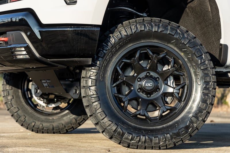 RC 80 Series Wheel | One-Piece | Semi Gloss Black | 20x10 | 5x5 | -25mm (manufacturer page)
