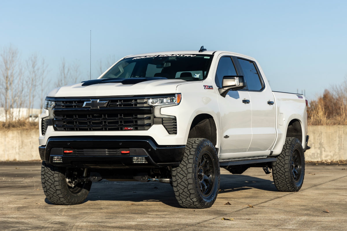 Rough Country 80 Series Wheel | One-Piece | Semi Gloss Black | 20x9 | 6x5.5 | -12mm - RC Wheels (Image 6 of 6)