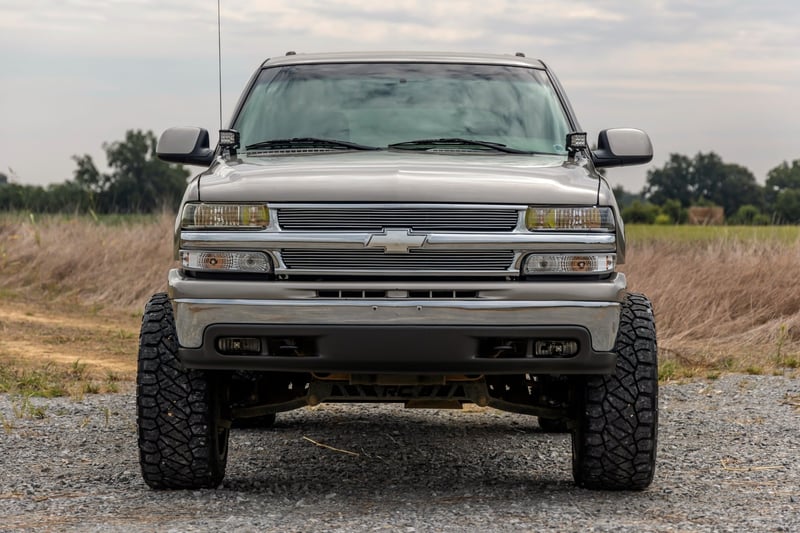RC LED Light Kit | Ditch Mount | 2" Black Pair | Flood | Chevy Silverado 1500 (99-06)/Tahoe (00-06) (manufacturer page)