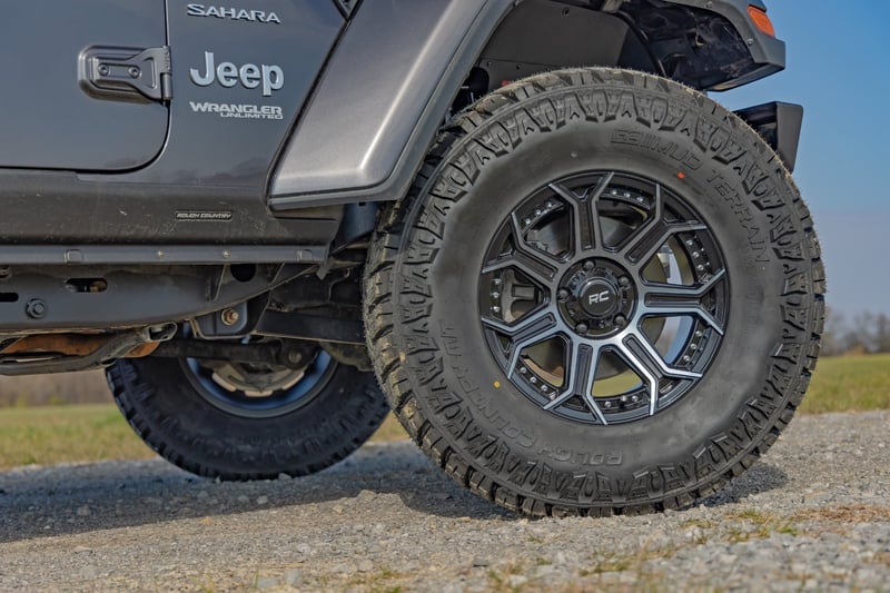 RC 89 Series Wheel | One-Piece | Black Machined Gun Metal | 17x9 | 5x5 | -12mm (manufacturer page)