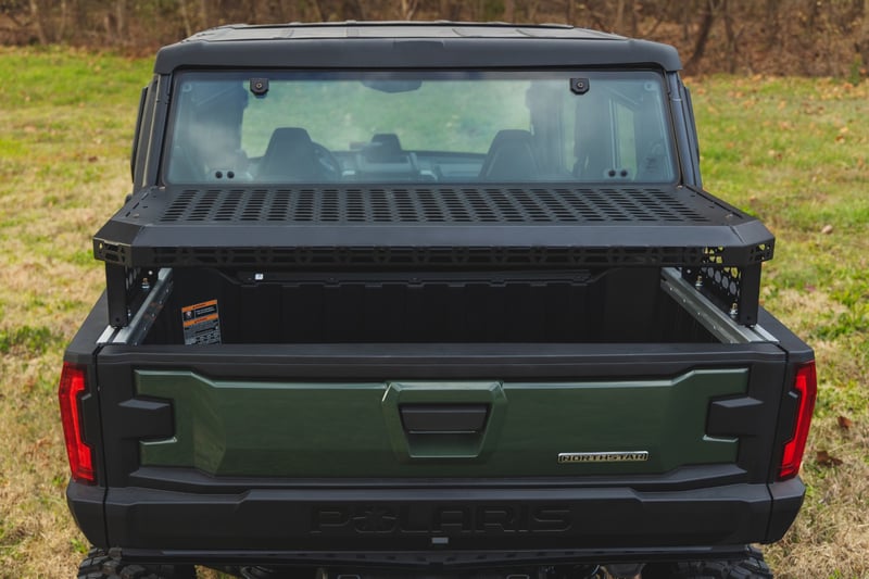 RC Bed Rack | Spare Tire Mount | Polaris Xpedition XP (manufacturer page)