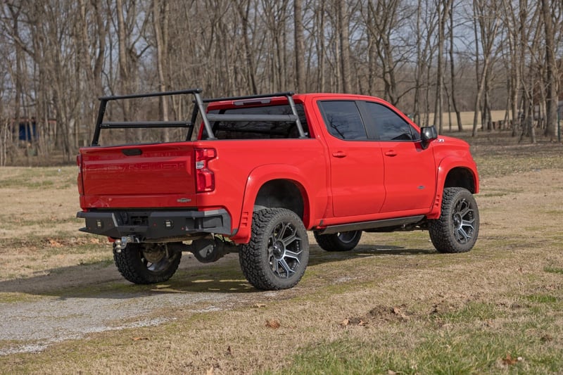 RC Bed Rack | Full Rack | Aluminum | Chevy Silverado 1500 2WD/4WD (2019-2026) (manufacturer page)