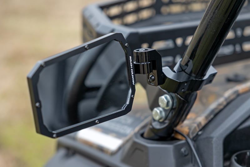 RC UTV Aluminum Side View Mirrors | Horizontal (manufacturer page)