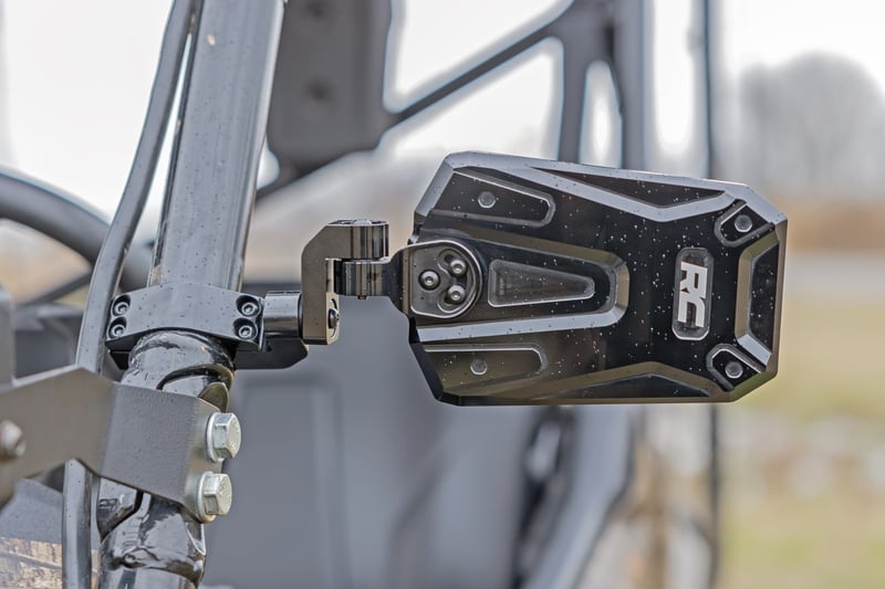 RC UTV Aluminum Side View Mirrors | Horizontal (manufacturer page)