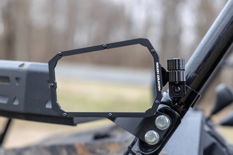 RC UTV Aluminum Side View Mirrors | Horizontal (manufacturer page)