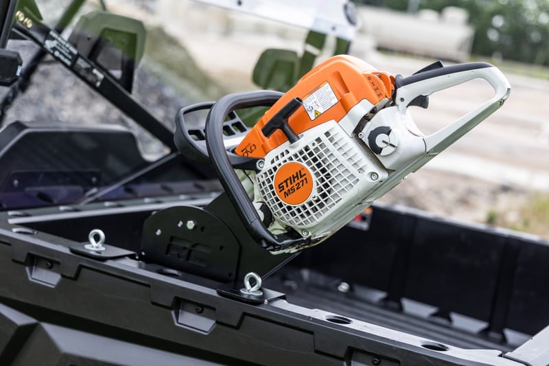 RC Chainsaw Carrier | Bed Side Mount | Multiple Makes & Models (Polaris/Can-Am) (manufacturer page)