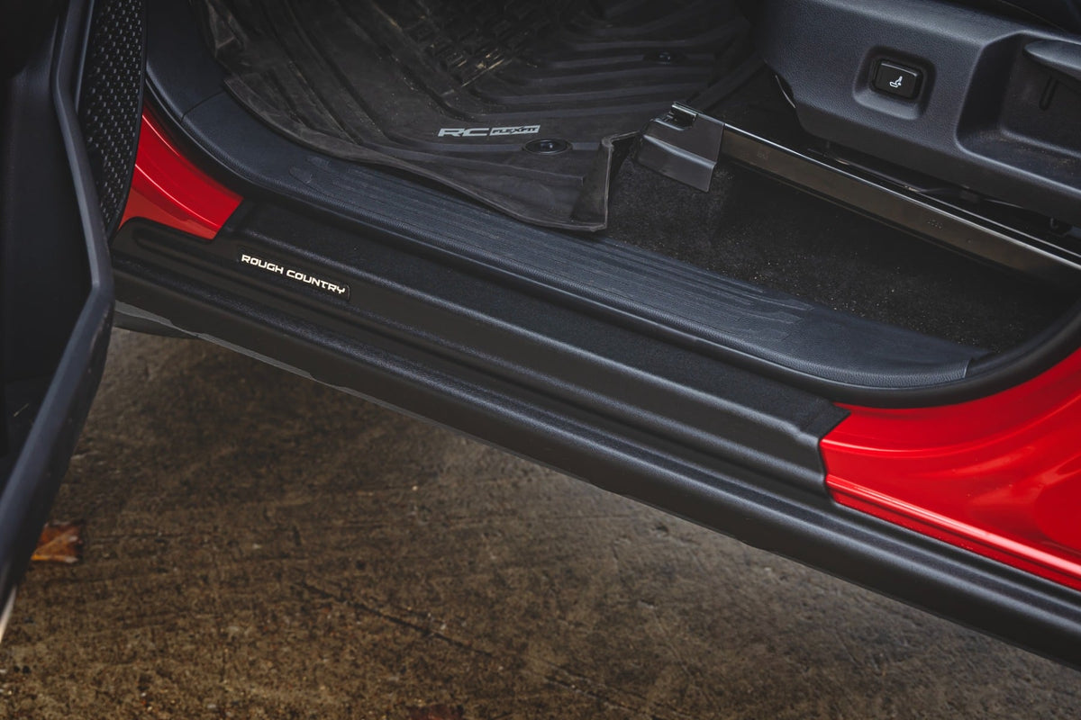 Rough Country TC13027 Trail Cladding | Rocker Guard Plates | Toyota Tacoma 2WD/4WD (2024-2026) - Studio View 6