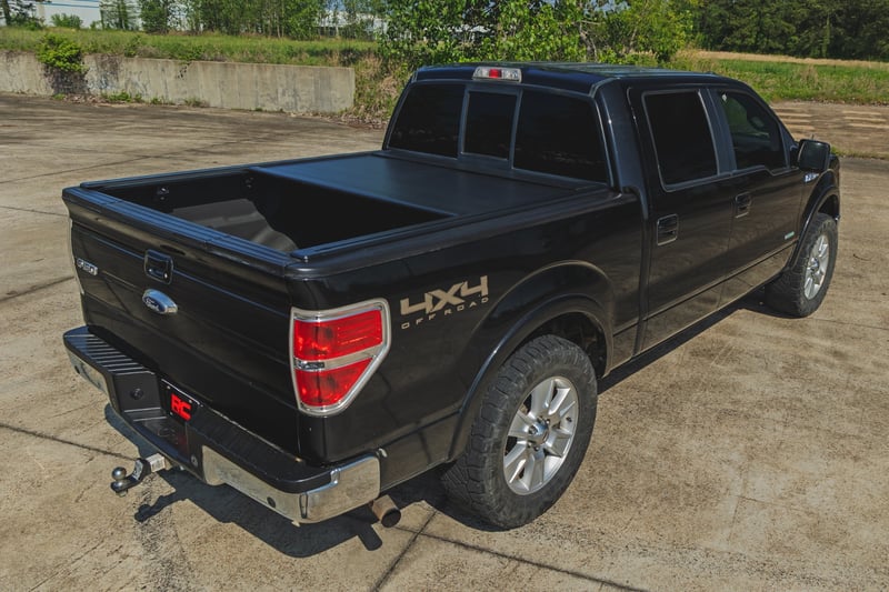 RC Powered Retractable Bed Cover | 5'7" Bed | Ford F-150 2WD/4WD (2009-2014) (manufacturer page)