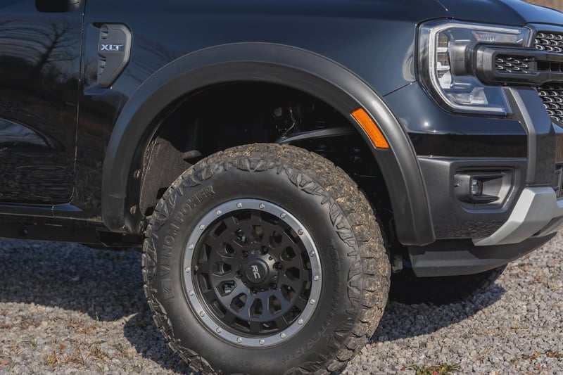 RC Sport Fender Flares | G1 Absolute Black | Ford Ranger 2WD/4WD (2024-2026) (manufacturer page)