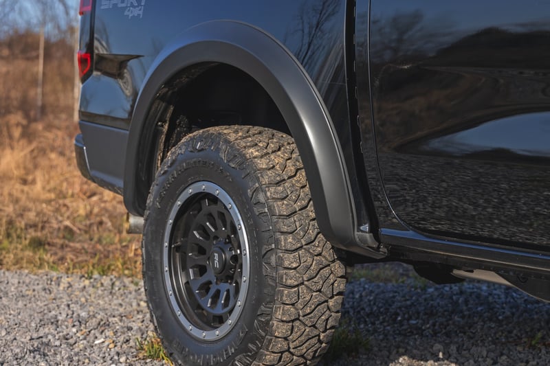 RC Sport Fender Flares | G1 Absolute Black | Ford Ranger 2WD/4WD (2024-2026) (manufacturer page)