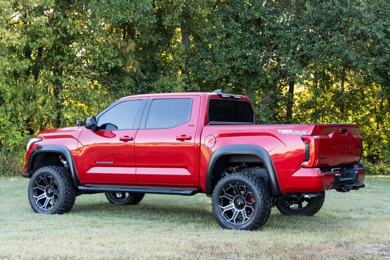 RC HD2 Aluminum Running Boards | CrewMax | Toyota Tundra 2WD/4WD (2022-2026) (manufacturer page)