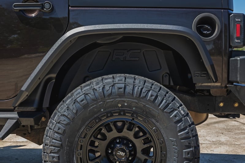 RC Rear Wheel Well Liners | Jeep Wrangler Unlimited 2WD/4WD (2007-2018) (manufacturer page)