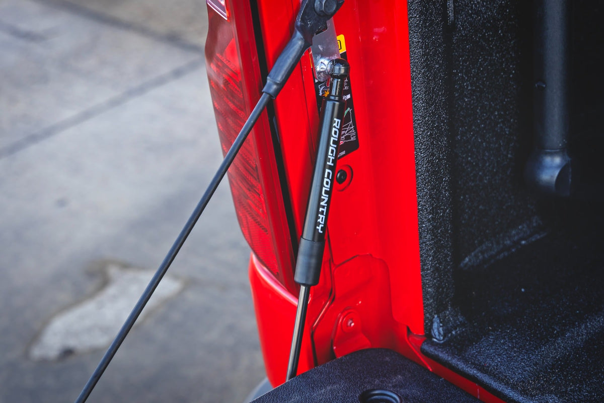Rough Country 73227 Tailgate Assist | Chevy Silverado & GMC Sierra 1500 2WD/4WD (2019-2026) - Studio View 6